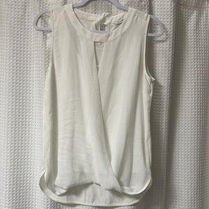 41 Hawthorn Cream Sleeveless Blouse